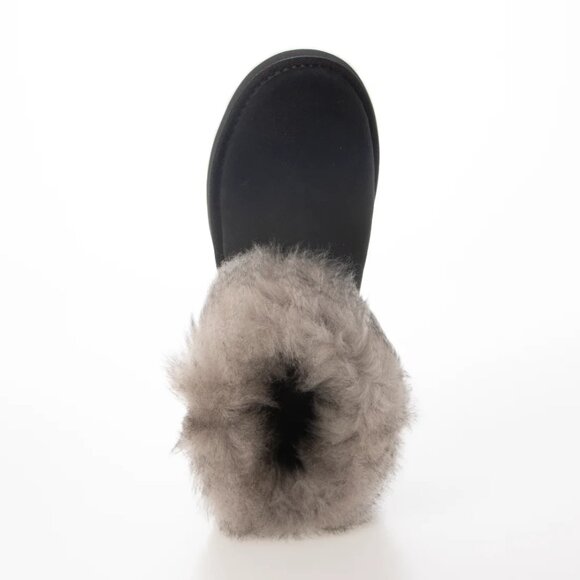 NEW EMU AUSTRALIA Sheepskin Stinger Micro Crimp Boots in black 1025 4m2 - Picture 3 of 6